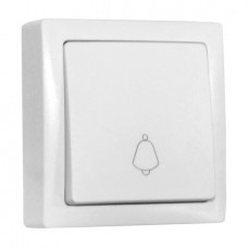 Μπουτόν Κουδουνιού Λευκό Επίτοιχο IP20 13-3350